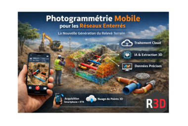 Photogrammétrie mobile pour réseaux enterrés