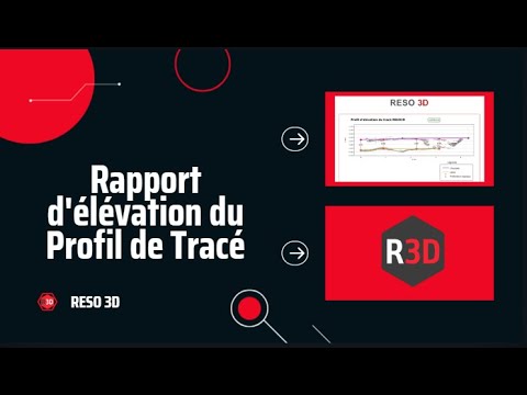 Aperçu de la démonstration d’édition du rapport d’élévation du profil